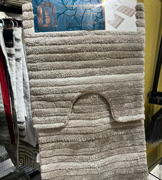 Two Piece Microfiber Bath Mat