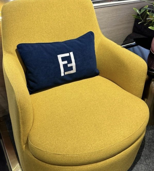 Capri Yellow Swivel Chair