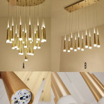 Astra Luxe Gold Cone Pendant Chandelier