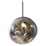 Molten Glass Orb Pendant Light