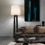 Modern Architectural Wood Floor Lamp