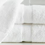 White Bath Towel