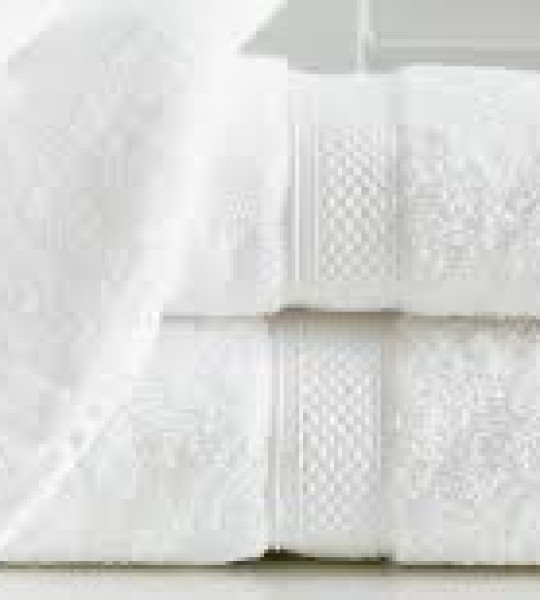 White Bath Towel