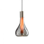 Luma Smoke Glass Pendant Light