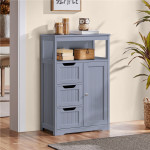 Serene Three-Drawer Bathroom Storage Cabinet