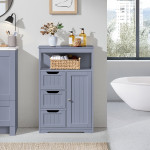 Serene Three-Drawer Bathroom Storage Cabinet