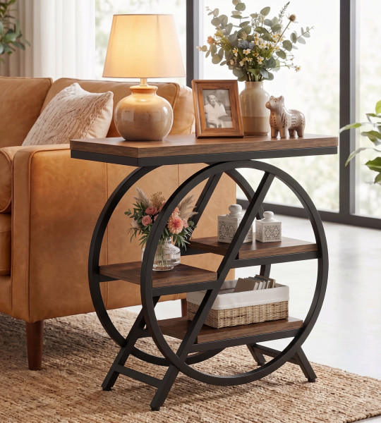 Orbit Three-Shelf Accent Table