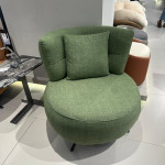 Olive Swivel Lounge Chair