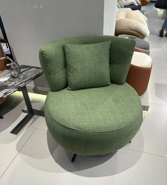 Olive Swivel Lounge Chair