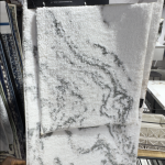 White & Grey Two-Piece Bath Mat