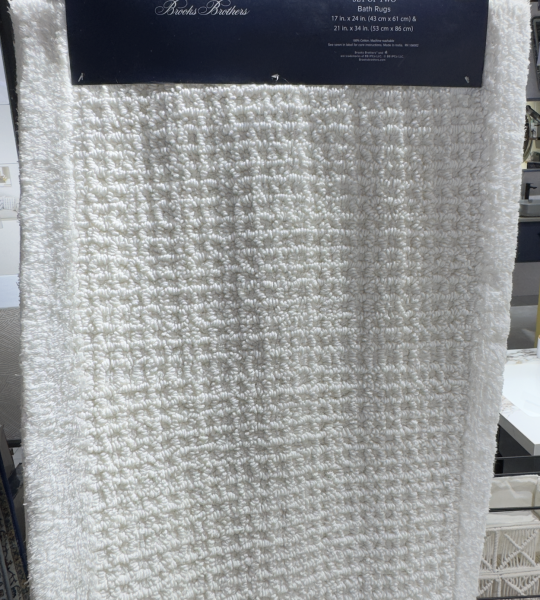 Beige Two Piece Bath Mat
