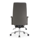 Sterling Executive Gray Leather Swivel Chair