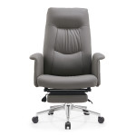 Sterling Executive Gray Leather Swivel Chair