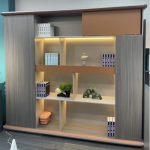 Berlin Executive Desk With Bookshelf